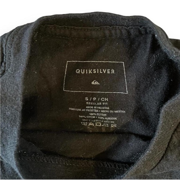 Quicksilver black graphic surf tee - Picture 4 of 4